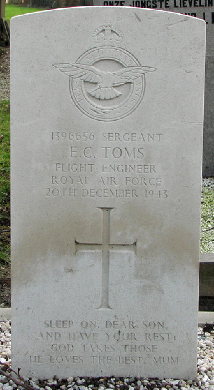 Sgt Ernest Charles Toms<br/><br /><br />died December 20th, 1943
